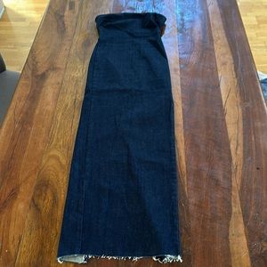 Zara FITTED ZW DENIM DRESS